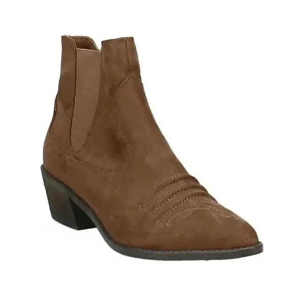 Carlos by Carlos Santana Montana Brown Booties Size 7 $79.00 Retail - Picture 1 of 8